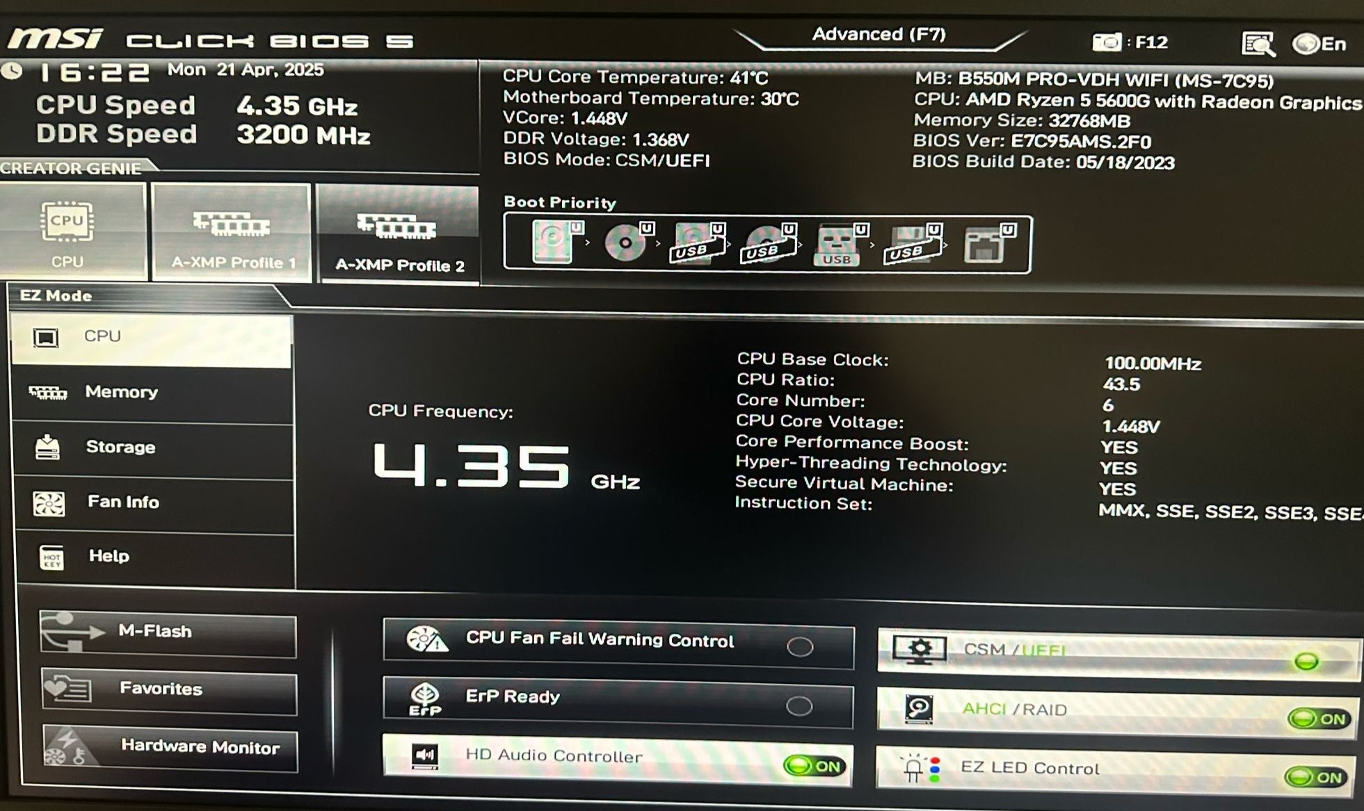 Windows 11 Home (24H2) — clean installation complete